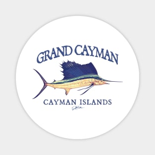 Grand Cayman, Cayman Islands, Vintage Sailfish Magnet